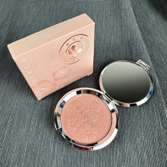 Becca Shimmering Skin Perfector Highlighter ROSE QUARTZ Passport to Glow Korea - Picture 4 of 14